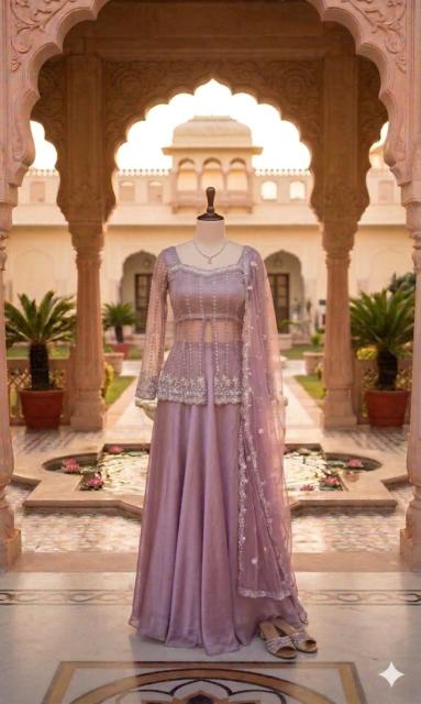 HB 251 Rangoli silk Purple Designer lehenga choli suppliers - wholesale export